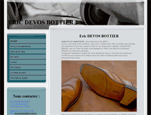 Tablet Screenshot of eric-devos-bottier.com